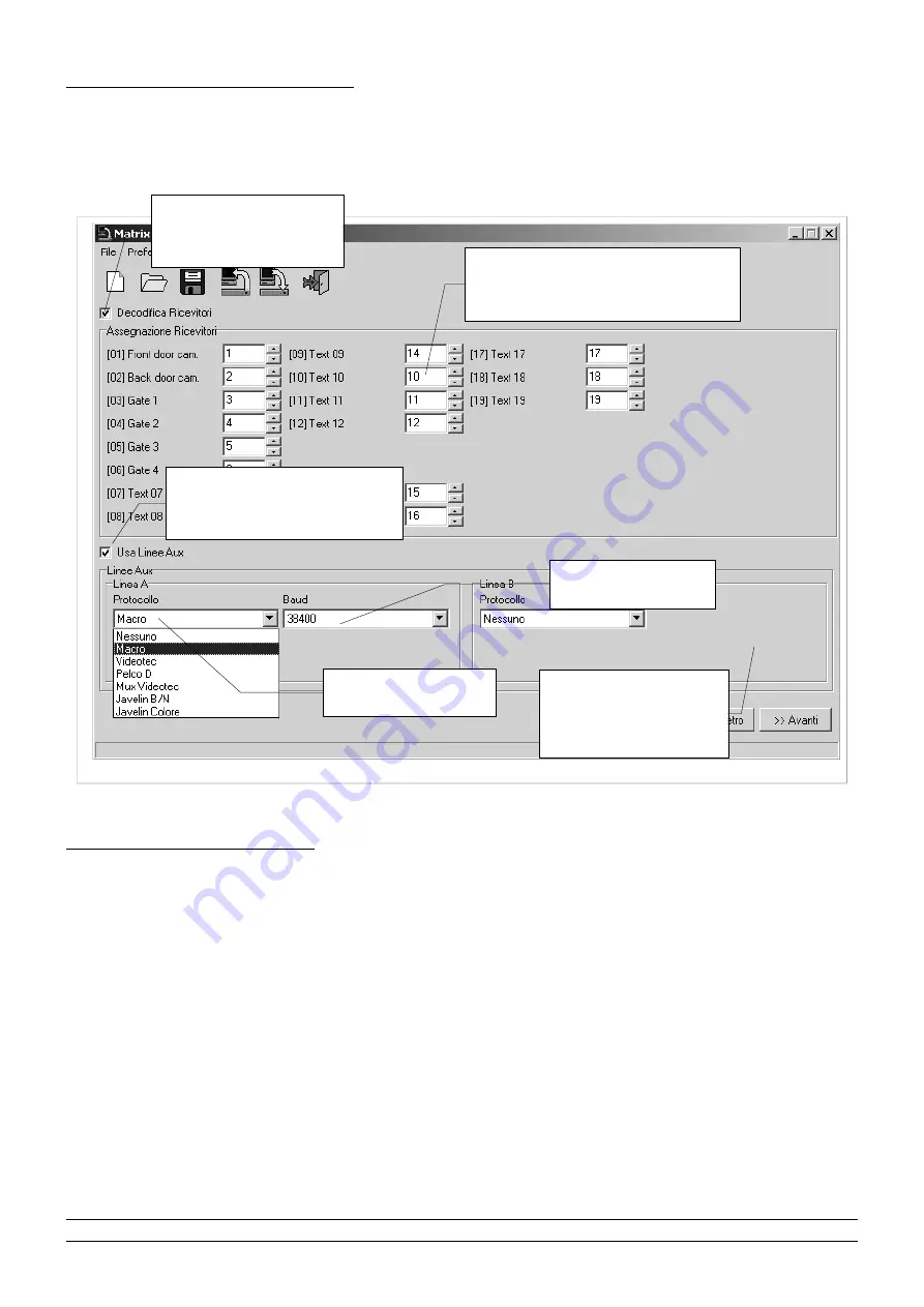 Videotec sm328a Operating Instructions Manual Download Page 125