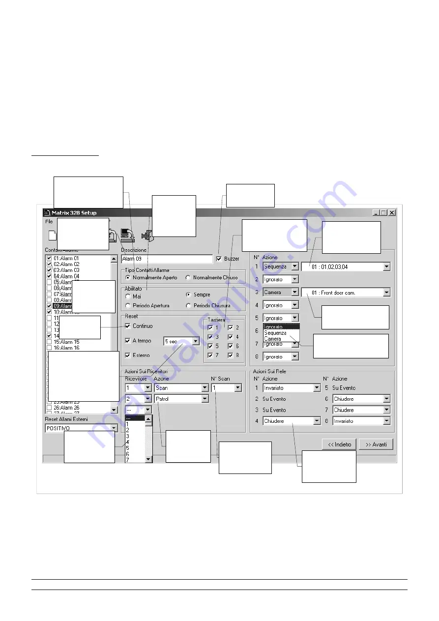 Videotec sm328a Operating Instructions Manual Download Page 133