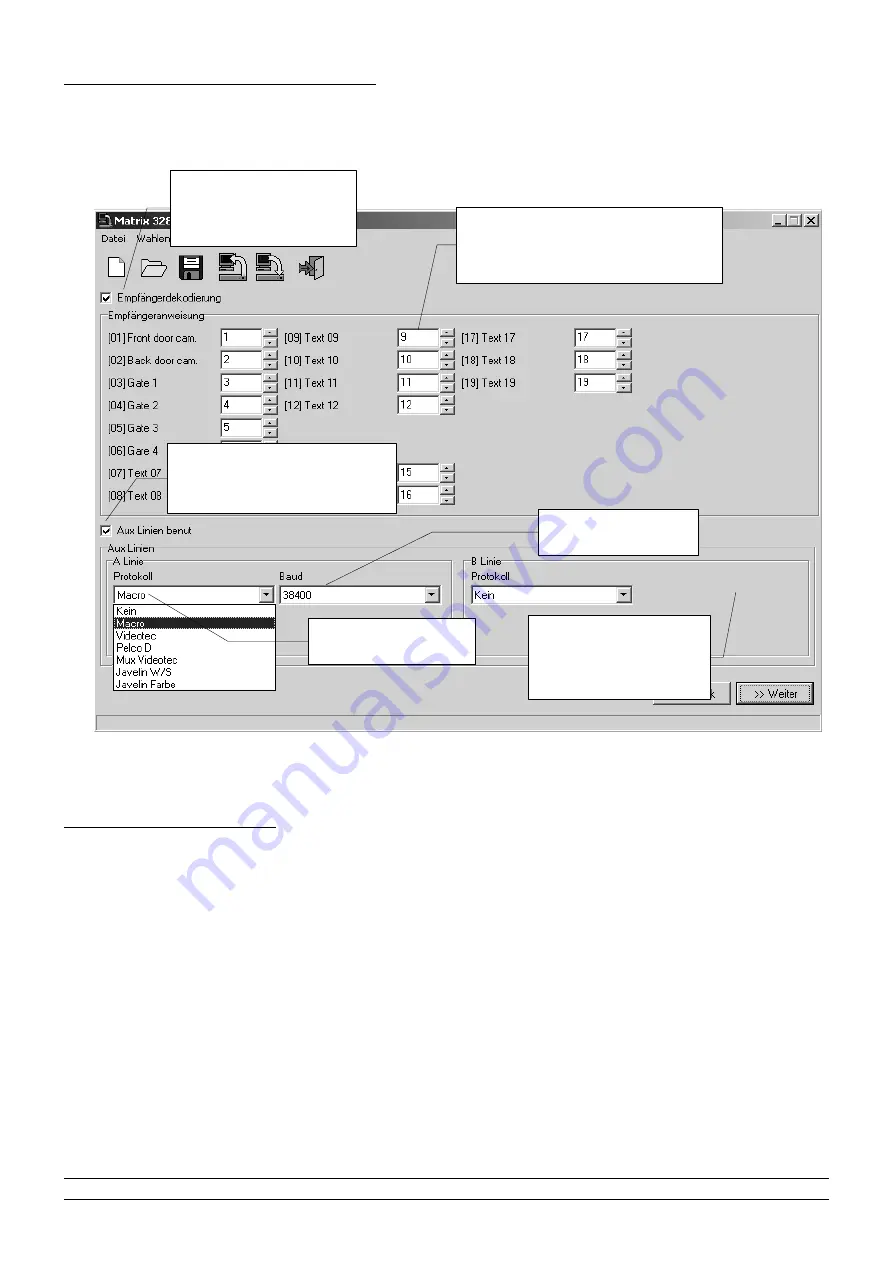 Videotec sm328a Operating Instructions Manual Download Page 262