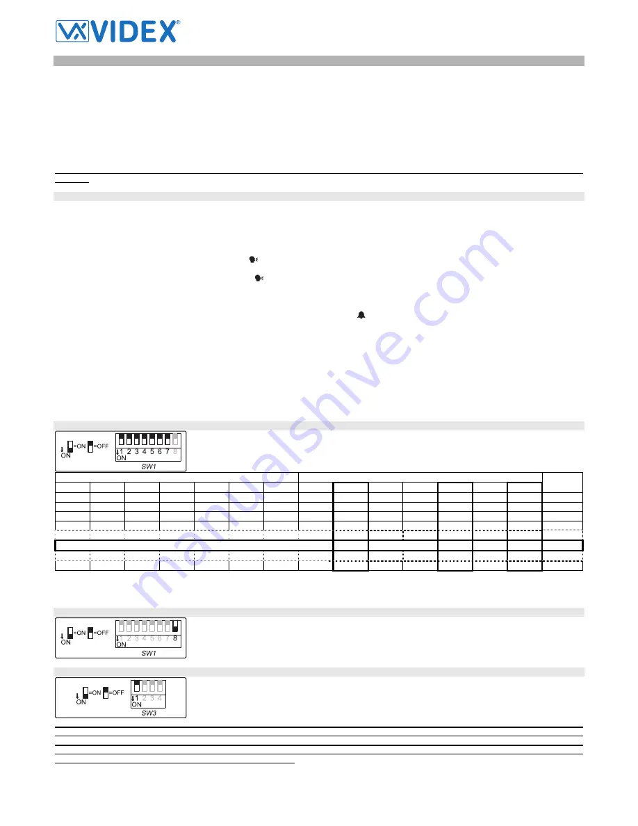 Videx 2 Wire Manual Download Page 13