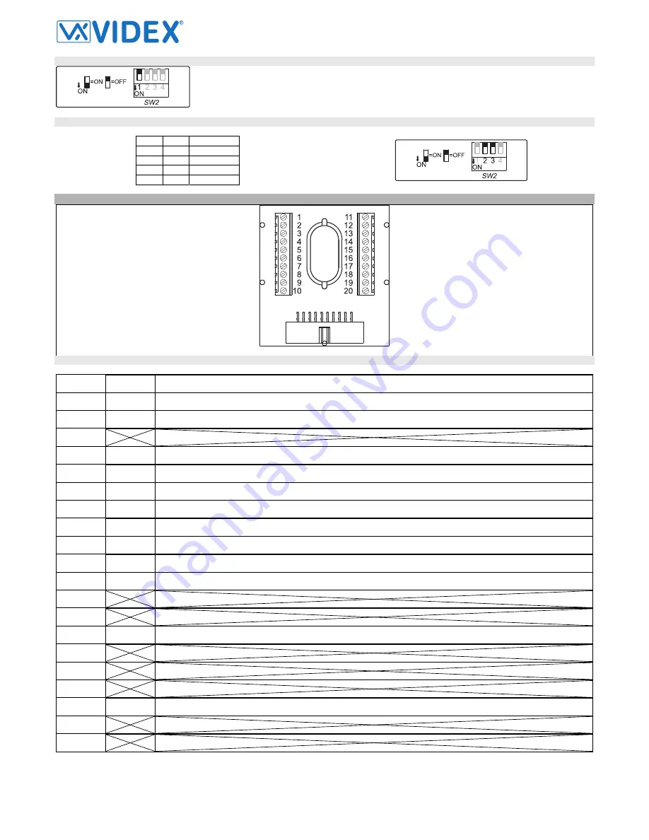 Videx ART.2301 User Manual Download Page 13