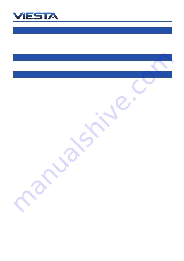 Viesta VDU6080SR Instruction Manual Download Page 34