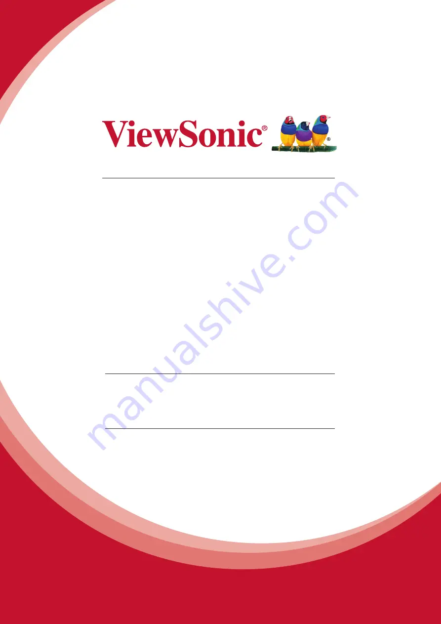 ViewSonic CDX5552 User Manual Download Page 1