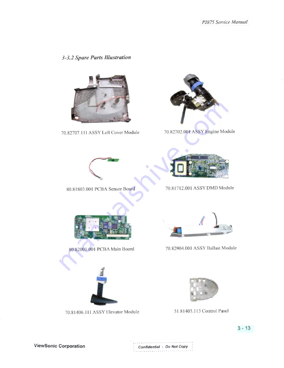 ViewSonic LITE BIRD PJ875 VPROJ22277-1W Скачать руководство пользователя страница 29