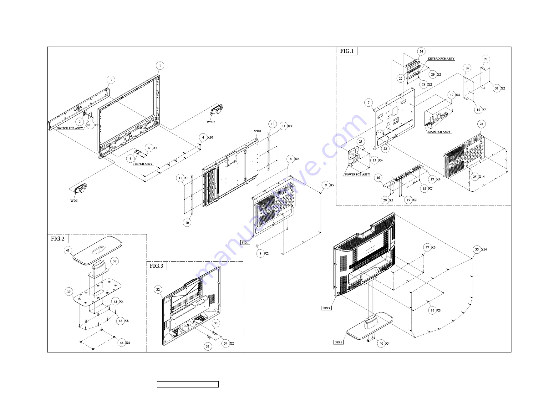 ViewSonic N3235w-2M Service Manual Download Page 83