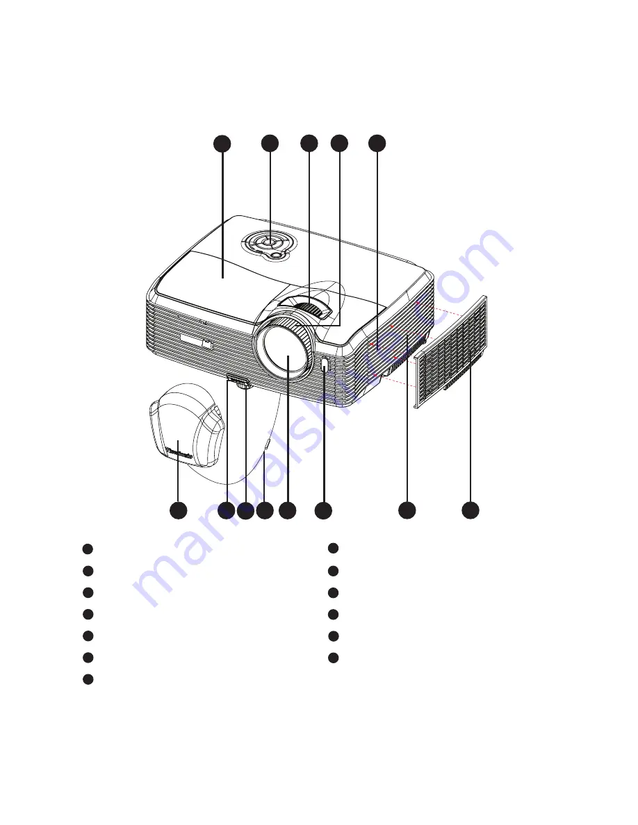 ViewSonic PRO8450W VS13646 User Manual Download Page 12