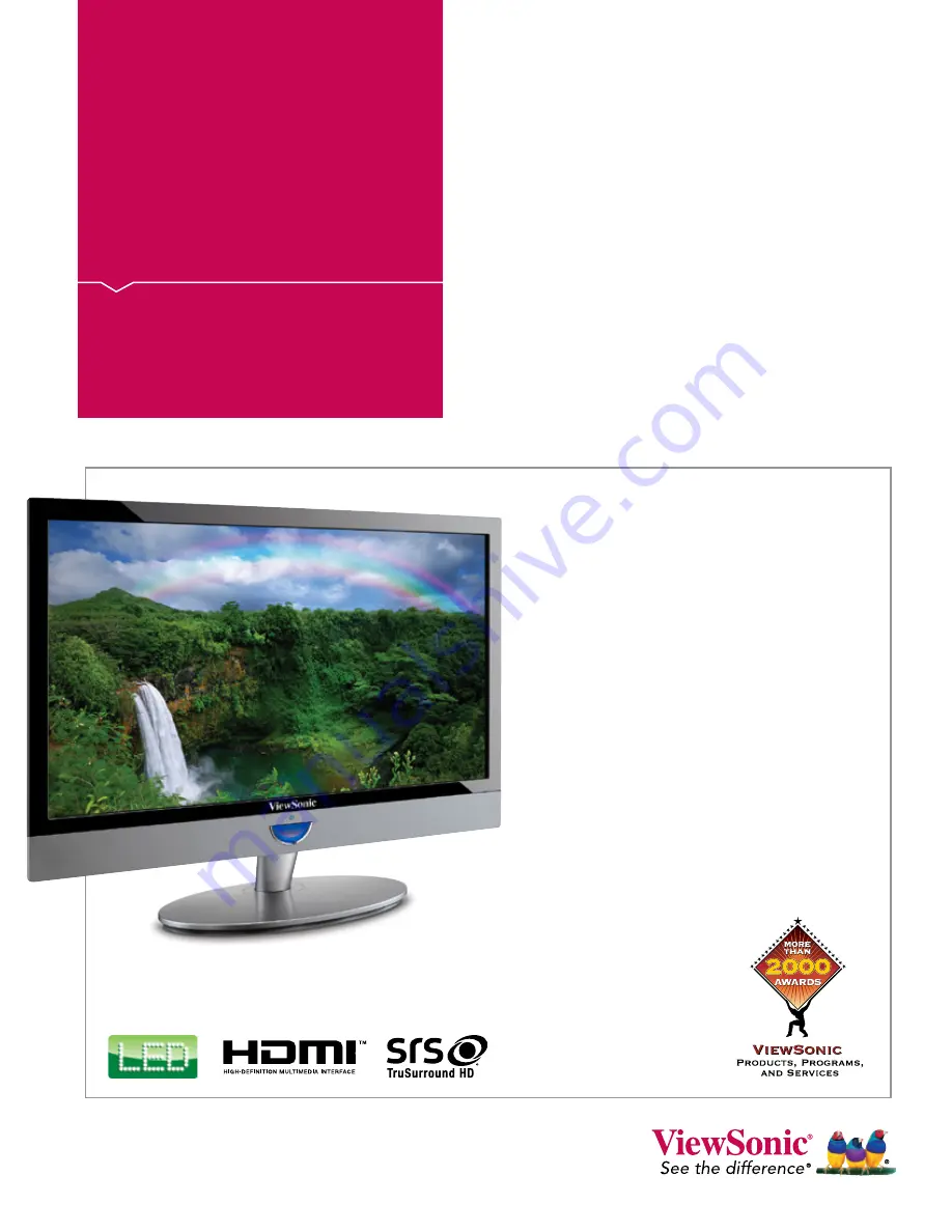 ViewSonic VT1900LED Specifications Download Page 1