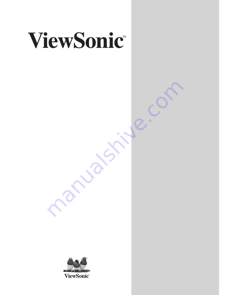 ViewSonic VT2405LED User Manual Download Page 1