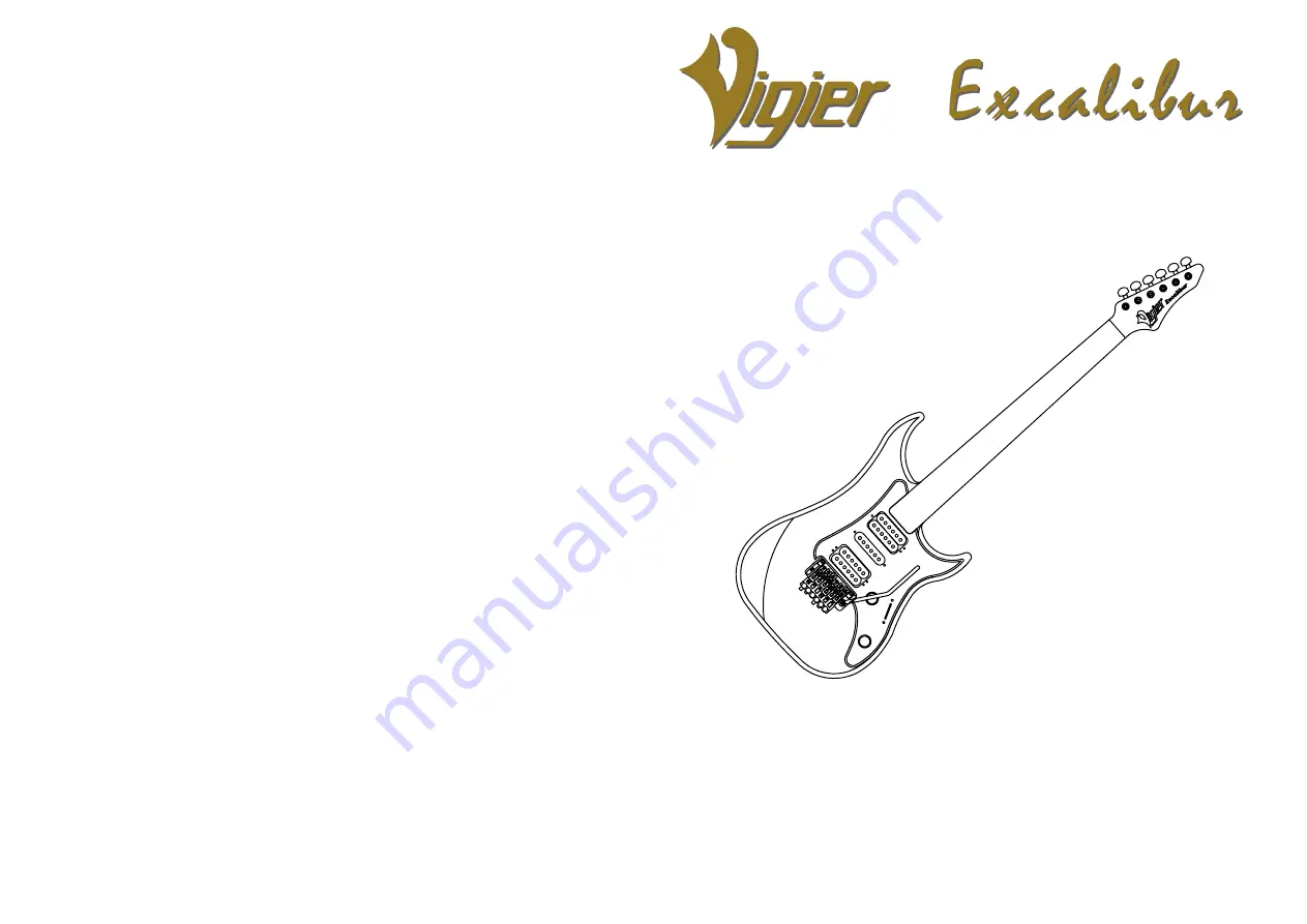 Vigier Excalibur Manual Download Page 1