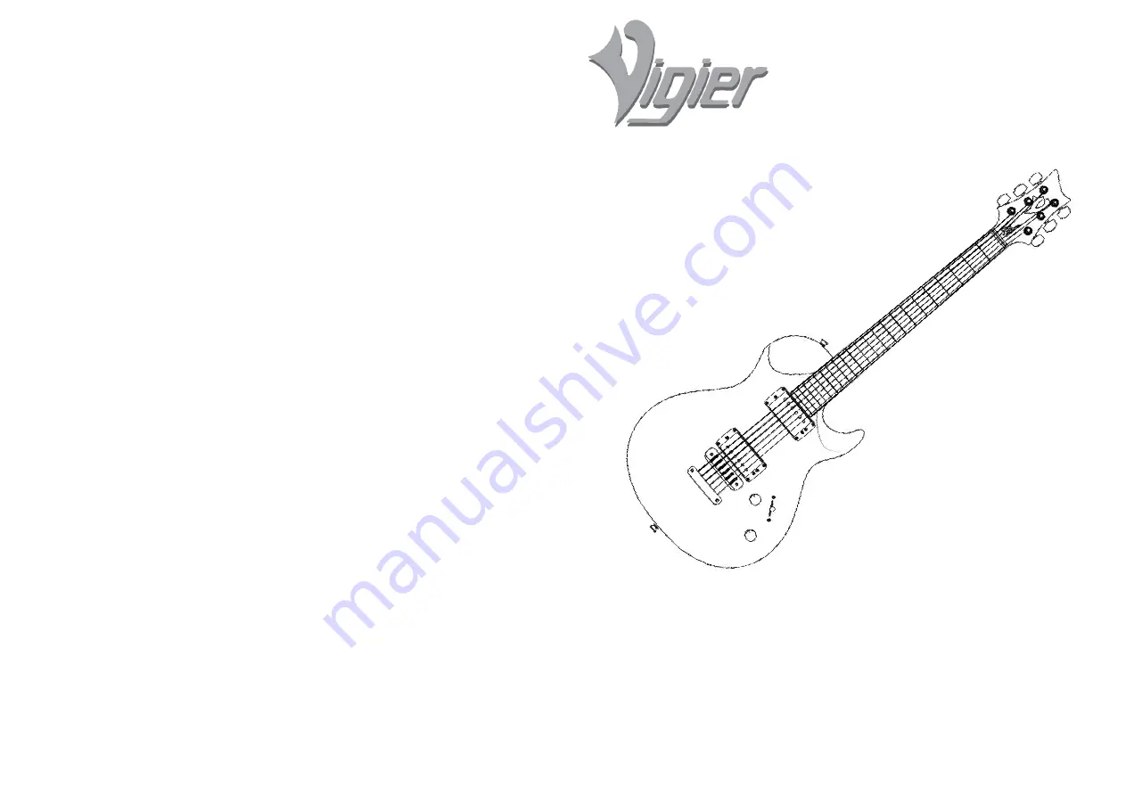 Vigier G.V. Series Скачать руководство пользователя страница 1