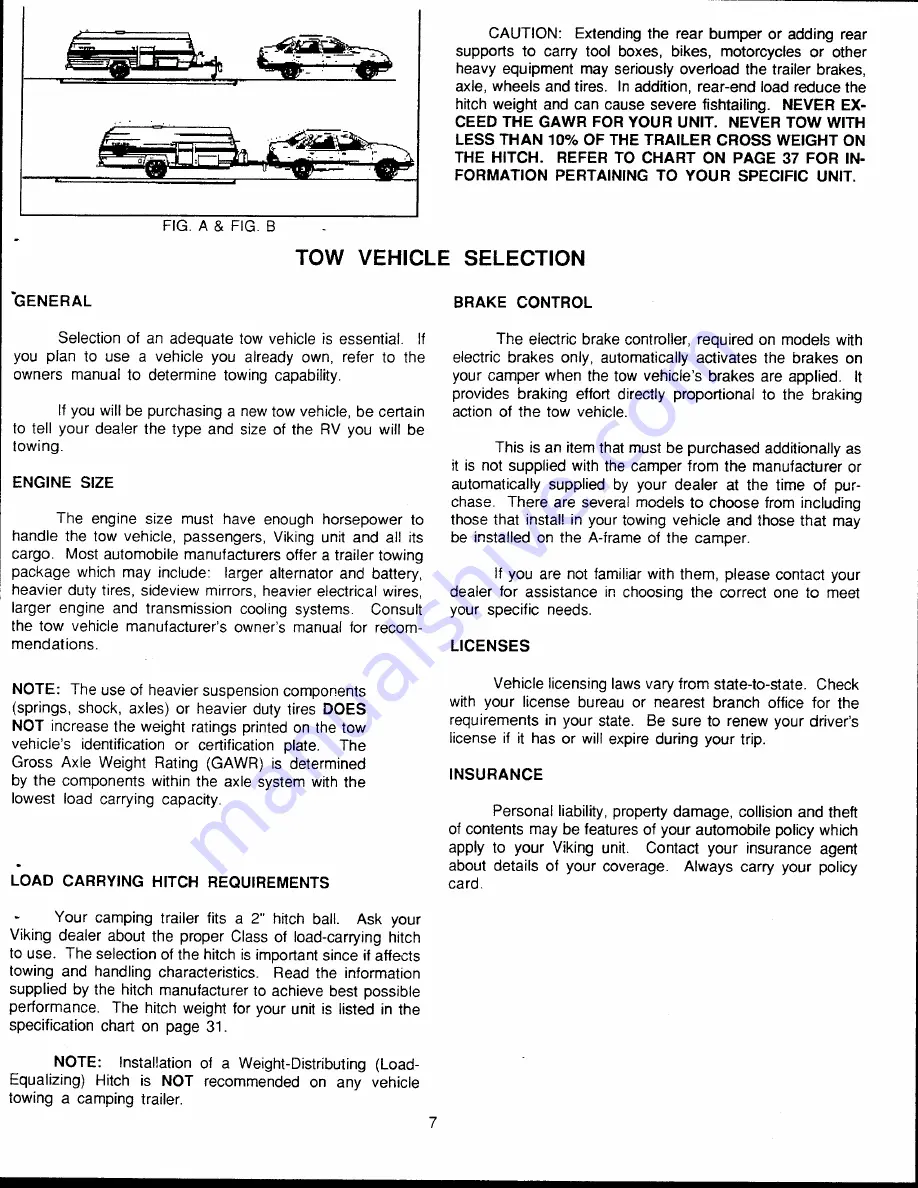 Viking 1990 SP 170 Owner'S Manual Download Page 9