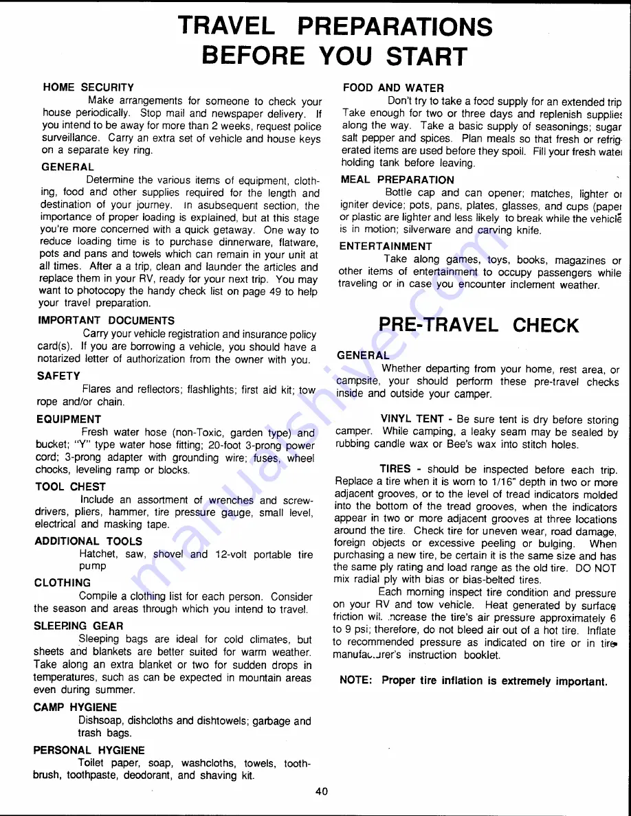 Viking 1990 SP 170 Owner'S Manual Download Page 42