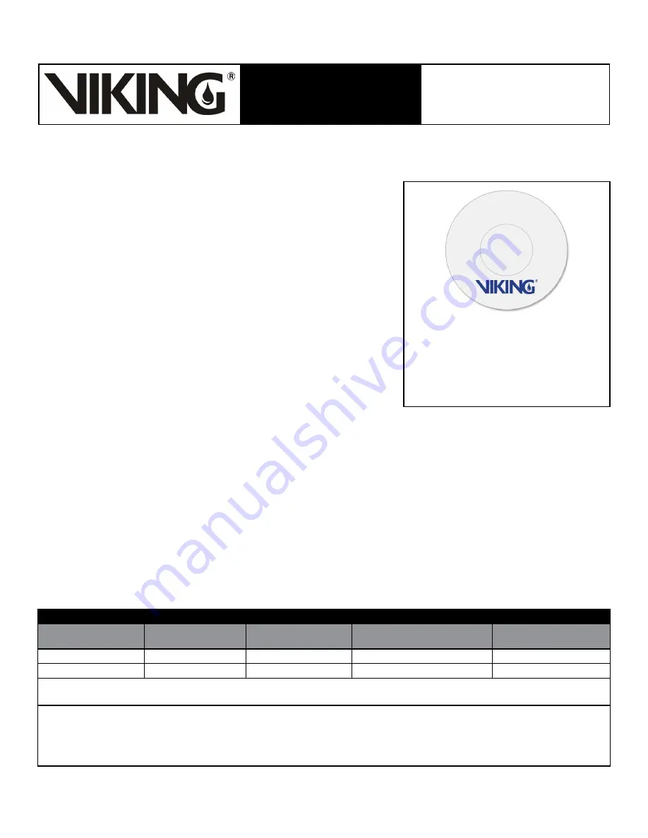 Viking FREEDOM VK490 Technical Data Manual Download Page 2