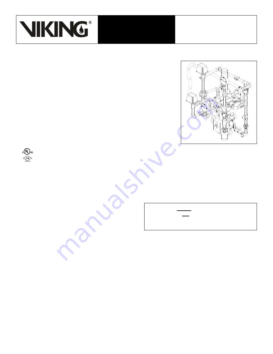 Viking G-2000 Technical Data Manual Download Page 1