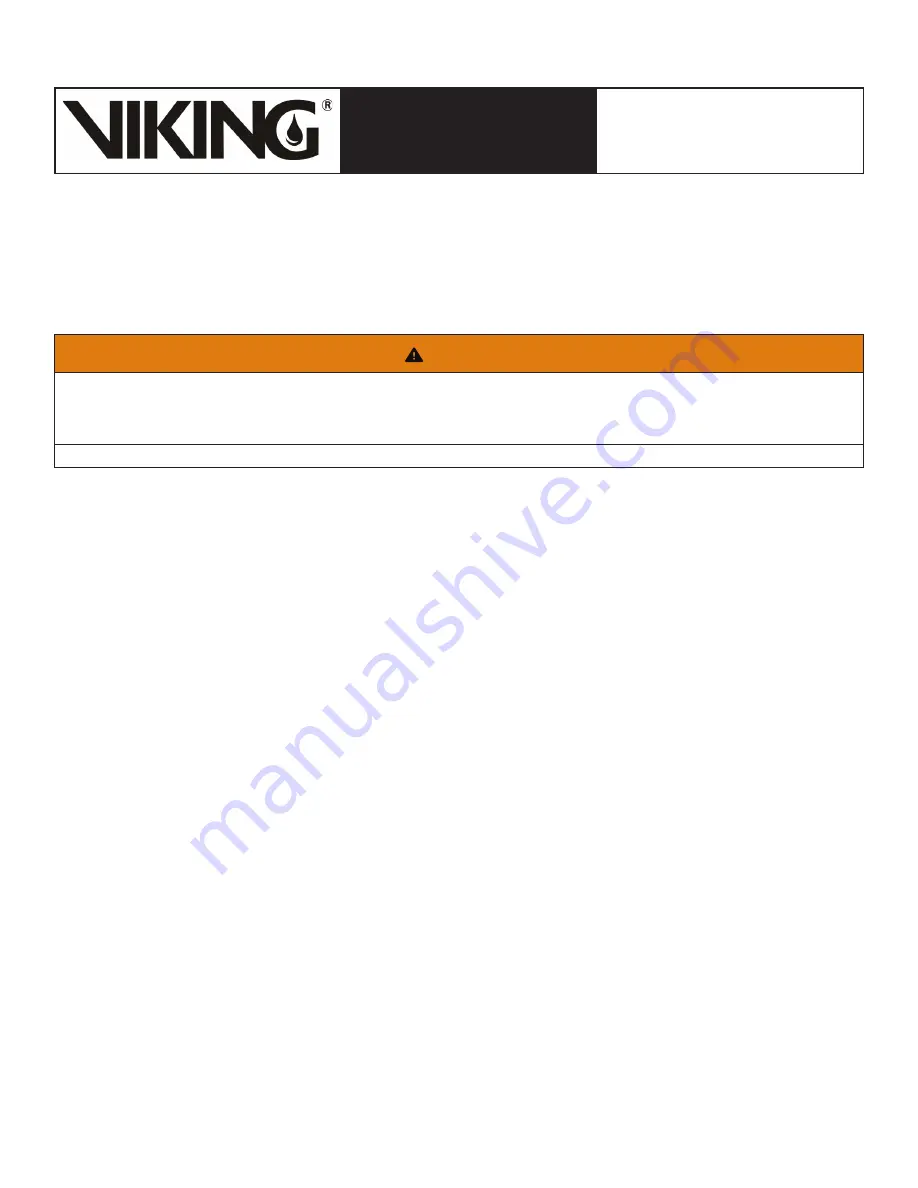 Viking MICROFAST VK327 Care And Handling Download Page 8