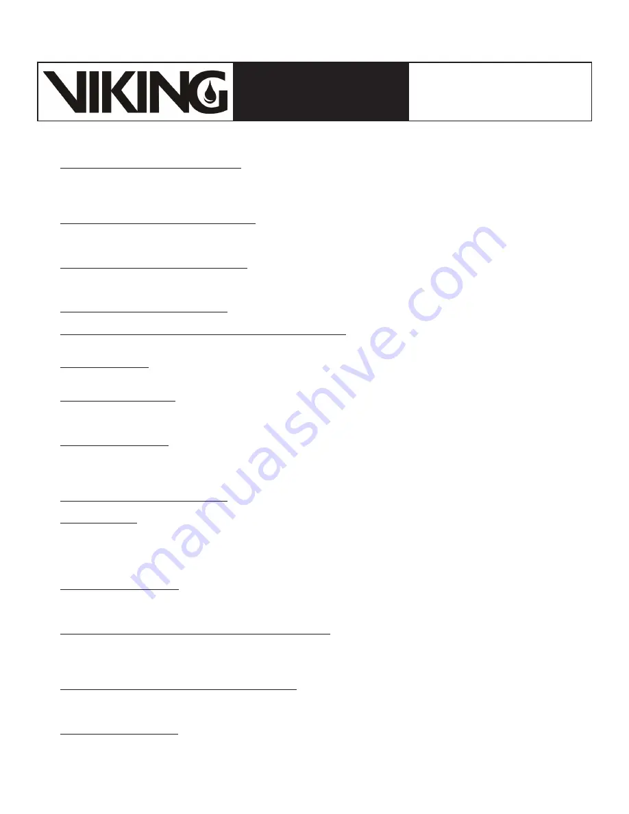 Viking VK2021 Technical Data Manual Download Page 12