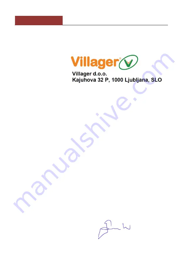 Villager VGP 1100 F Original Instructions Manual Download Page 11