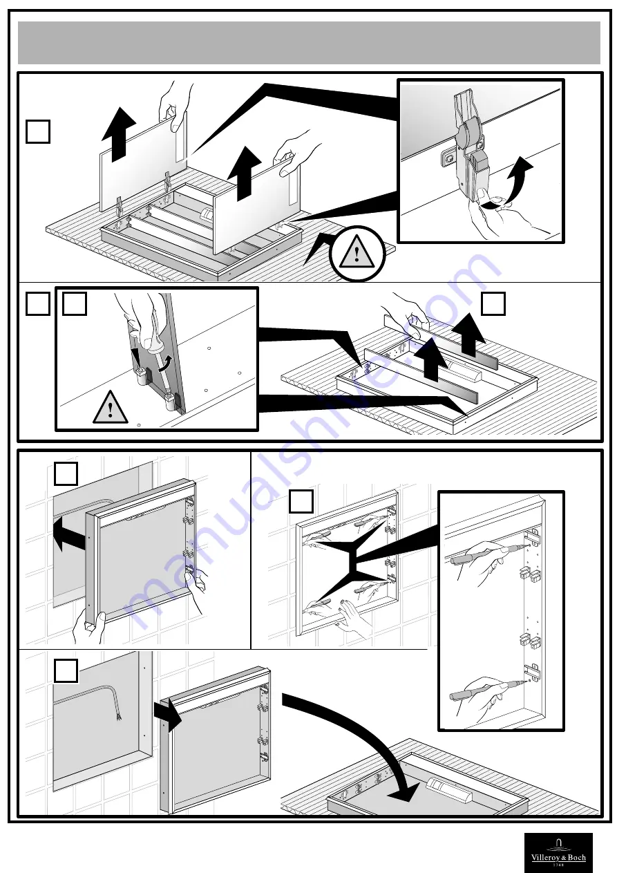 Villeroy & Boch A416UL00 Installation Manual Download Page 8