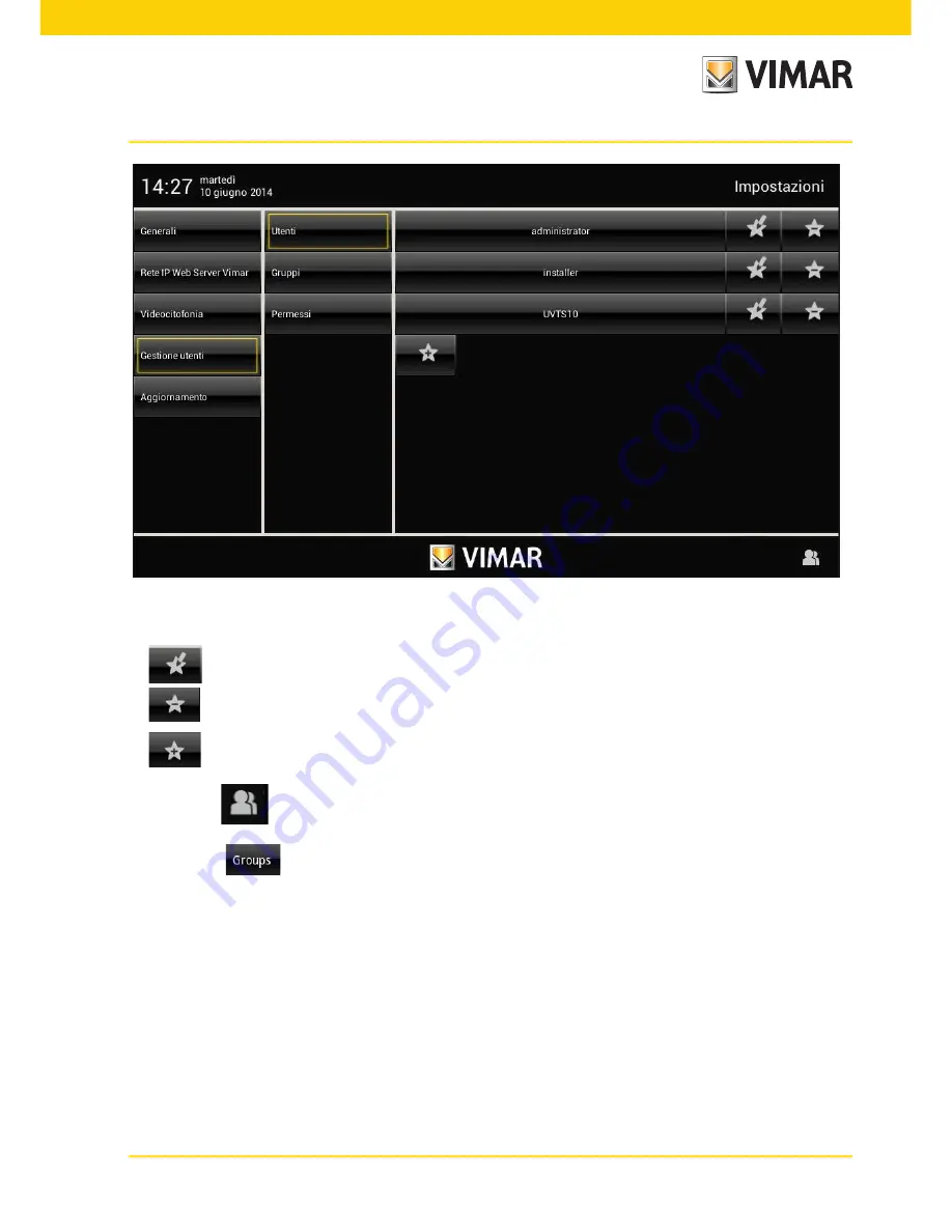 Vimar 21553.1 User Instructions Download Page 20