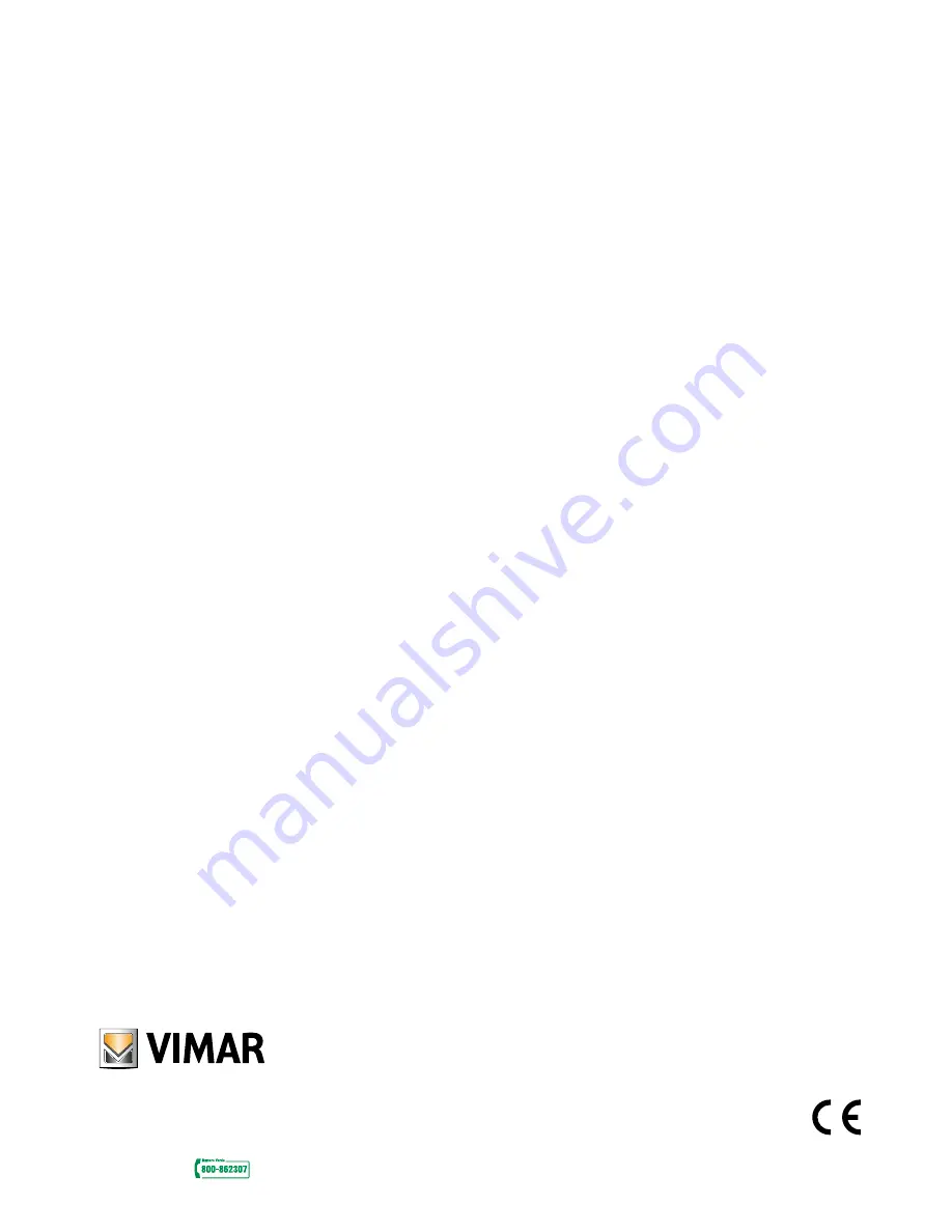 Vimar 21554 Instruction Manual Download Page 78