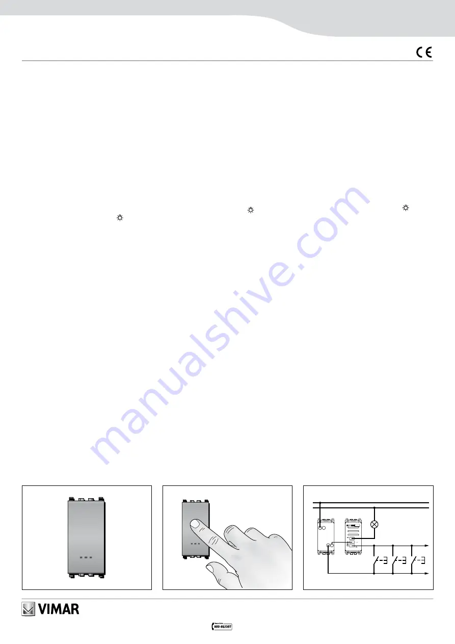 Vimar Eikon 20121 Instruction Sheet Download Page 1