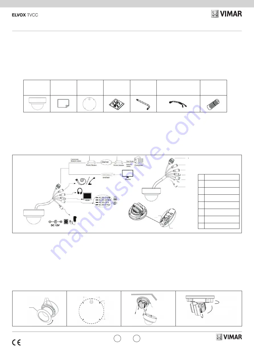 Vimar Elvox 4622.2812FMK Manual Download Page 1