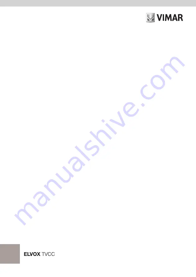 Vimar Elvox 46235.030D Installation And Operation Manual Download Page 1