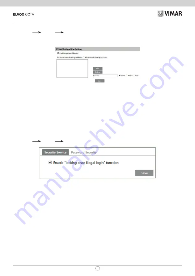 Vimar Elvox 46235.030D Installation And Operation Manual Download Page 59