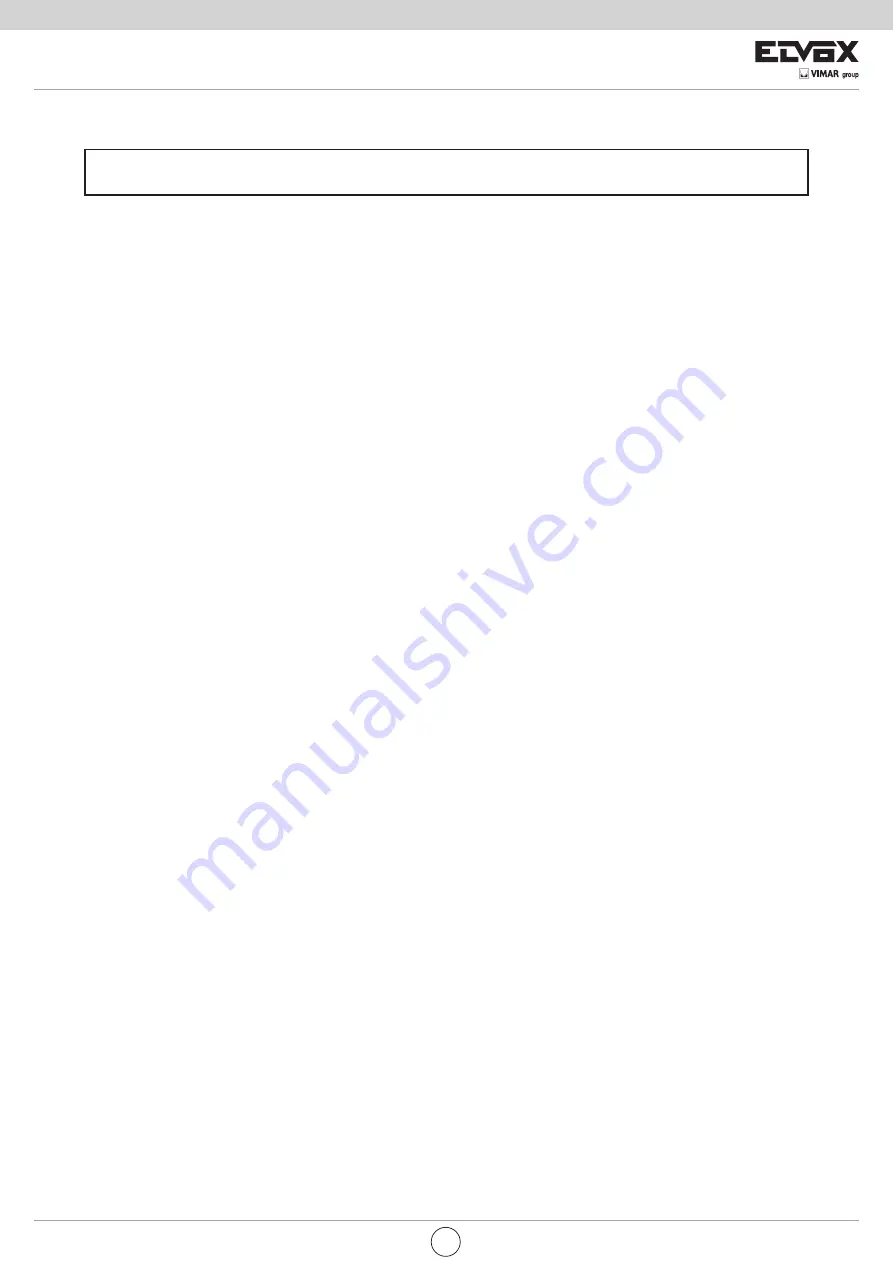 Vimar ELVOX 46312.004 User Manual Download Page 6