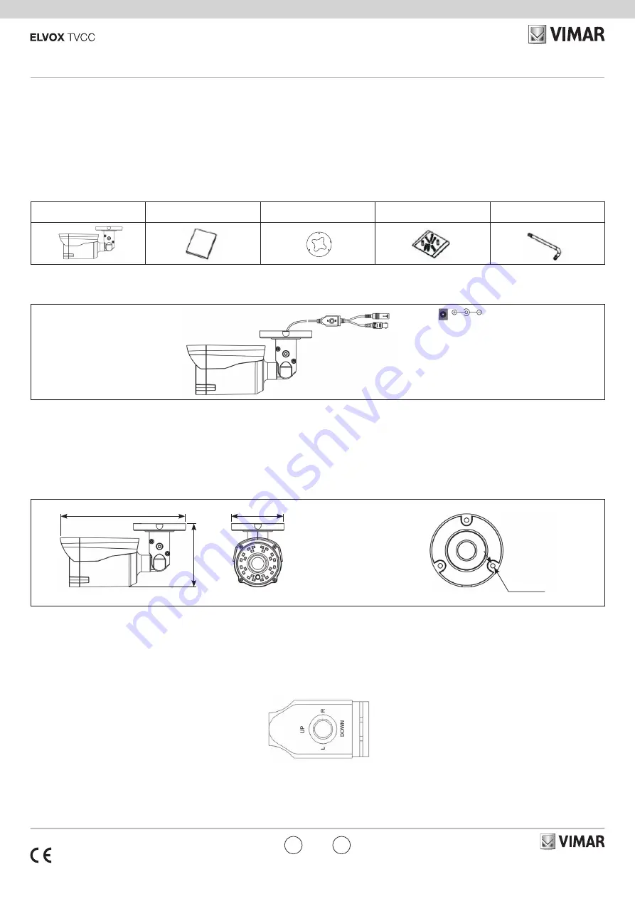 Vimar ELVOX 4651.036B Quick Start Manual Download Page 1