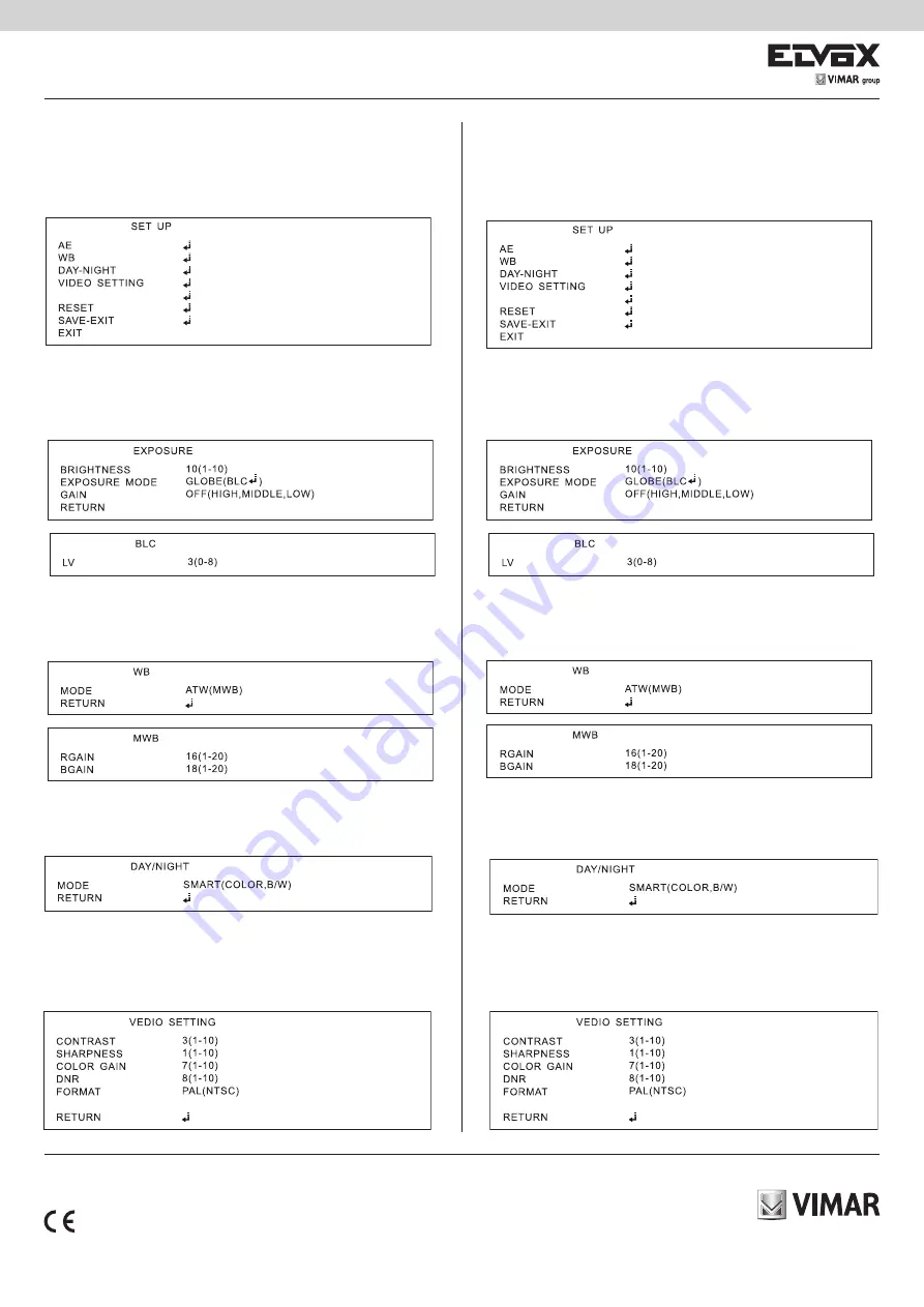 Vimar Elvox 46512.36B Installation And Operation Manual Download Page 4