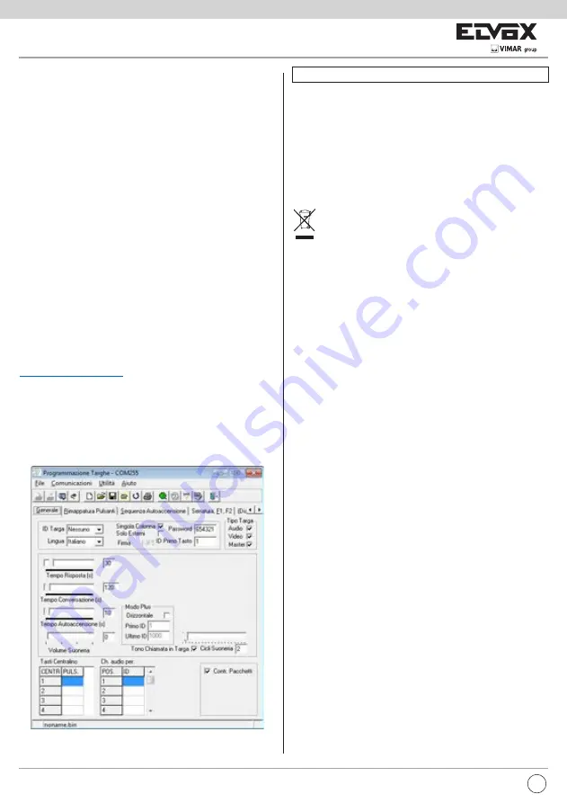 Vimar Elvox 692I/U Installer'S Manual Download Page 2