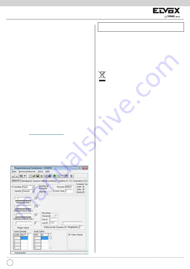 Vimar Elvox 692I/U Скачать руководство пользователя страница 5