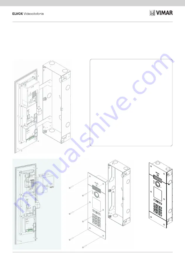 Vimar ELVOX PIXEL UP: 40415.S Скачать руководство пользователя страница 52