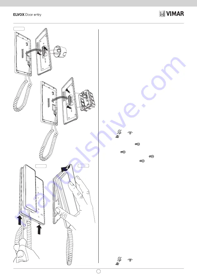 Vimar ELVOX TAB 7509 Installer'S Manual Download Page 10