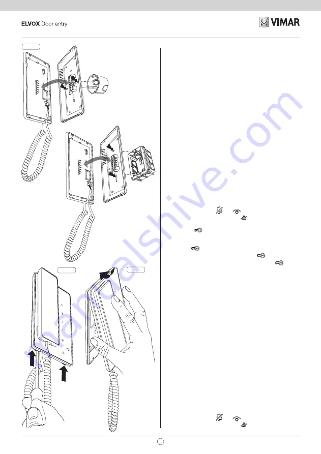 Vimar ELVOX TAB 7509 Installer'S Manual Download Page 22