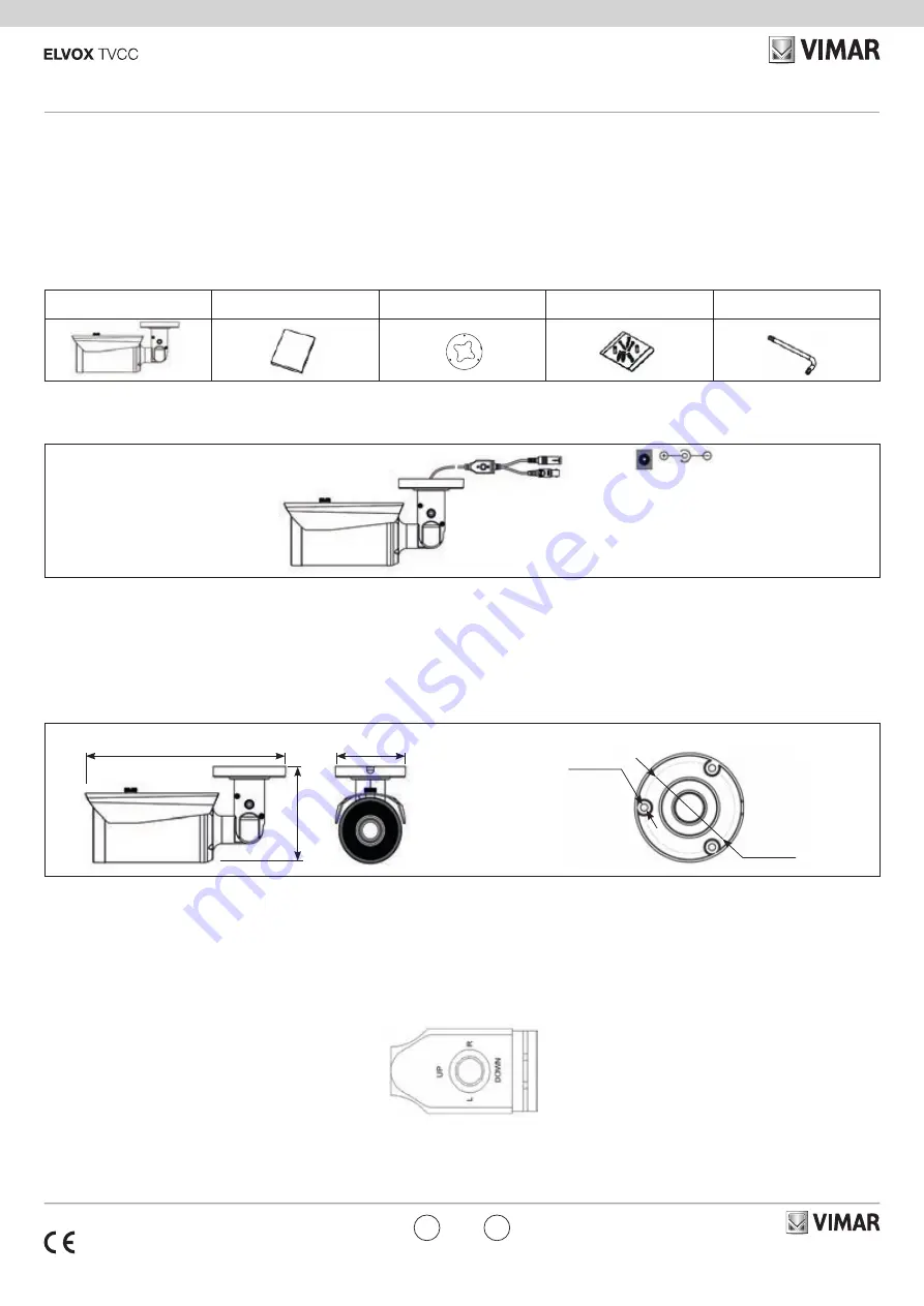 Vimar ELVOX TVCC 4651.2713BLM Manual Download Page 1