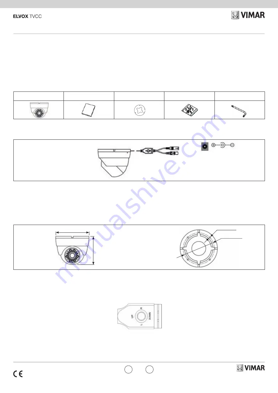 Vimar ELVOX TVCC 4652.2713EM Manual Download Page 1