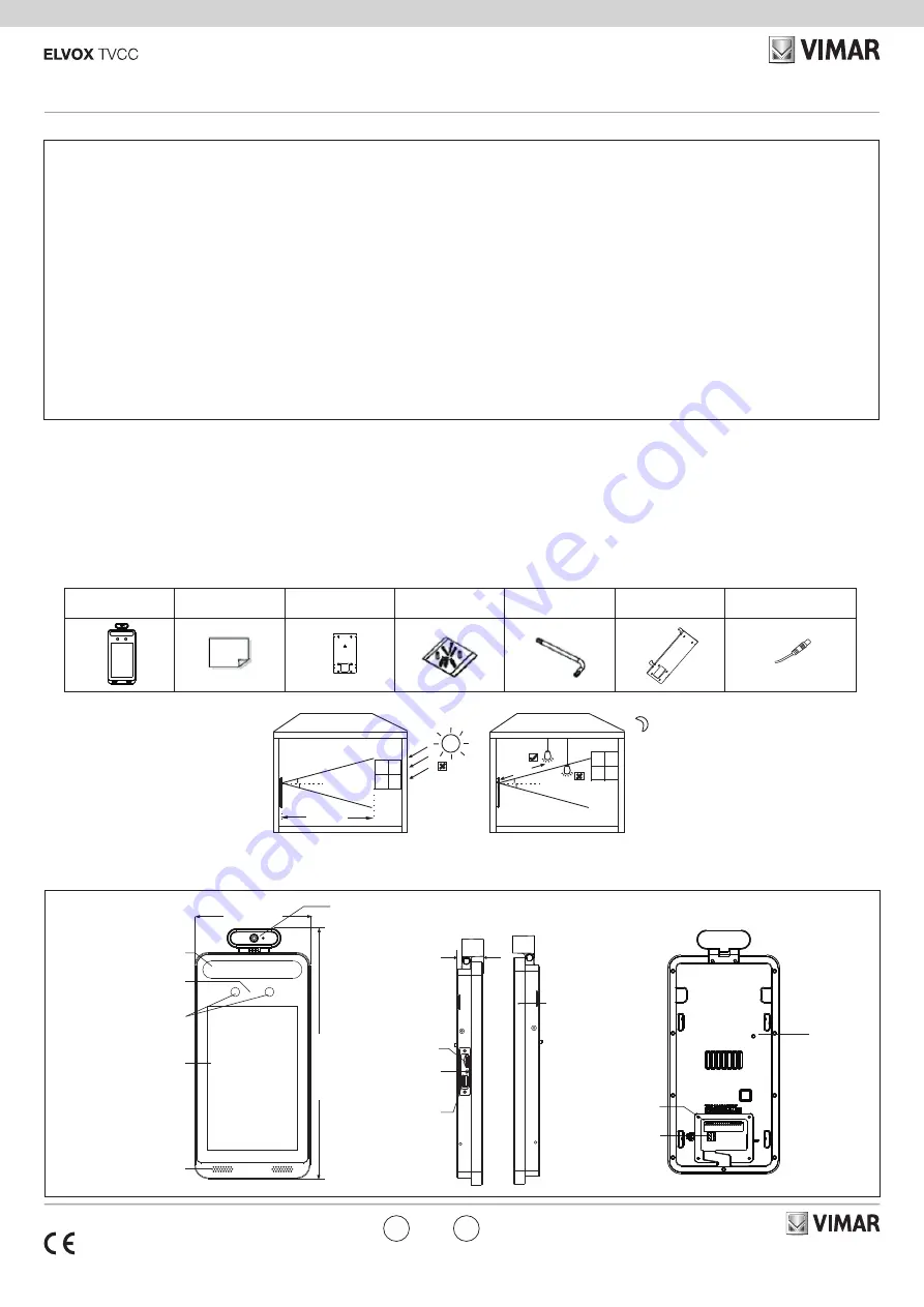 Vimar LVOX 4626.08B Quick Start Manual Download Page 1