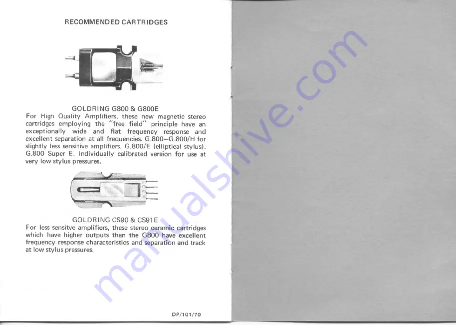 Vinyl Engine Goldring-Lenco GL 75 Instruction Manual Download Page 10