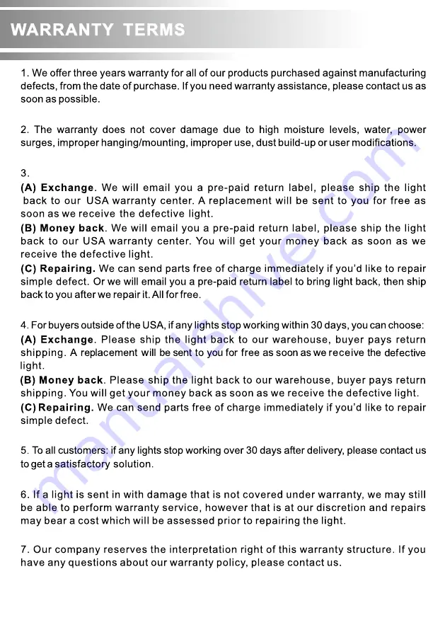 VIPAR SPECTRA Reflector Series User Instructions Download Page 6