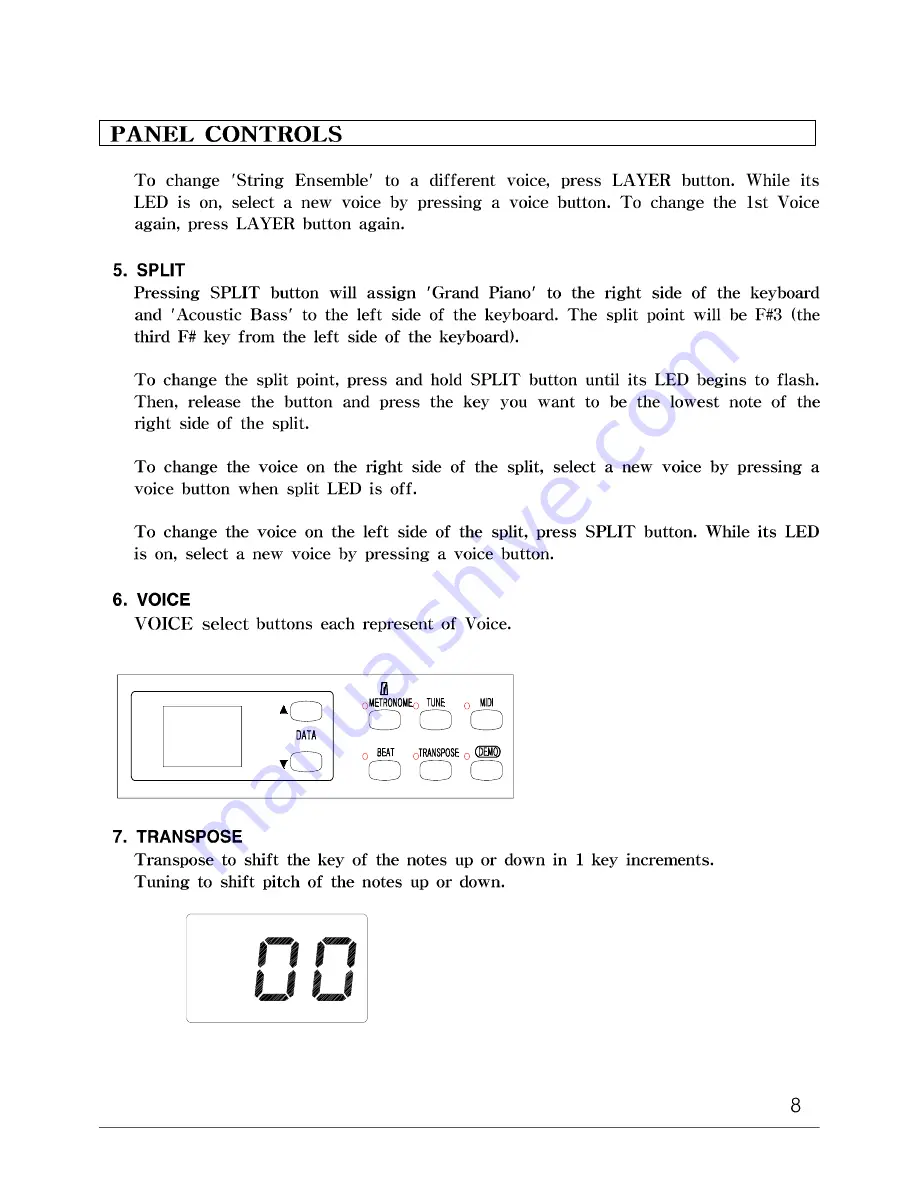 Viscount Verona Owner'S Manual Download Page 8