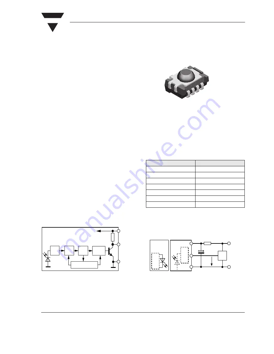 Vishay TSOP62 Series Скачать руководство пользователя страница 1