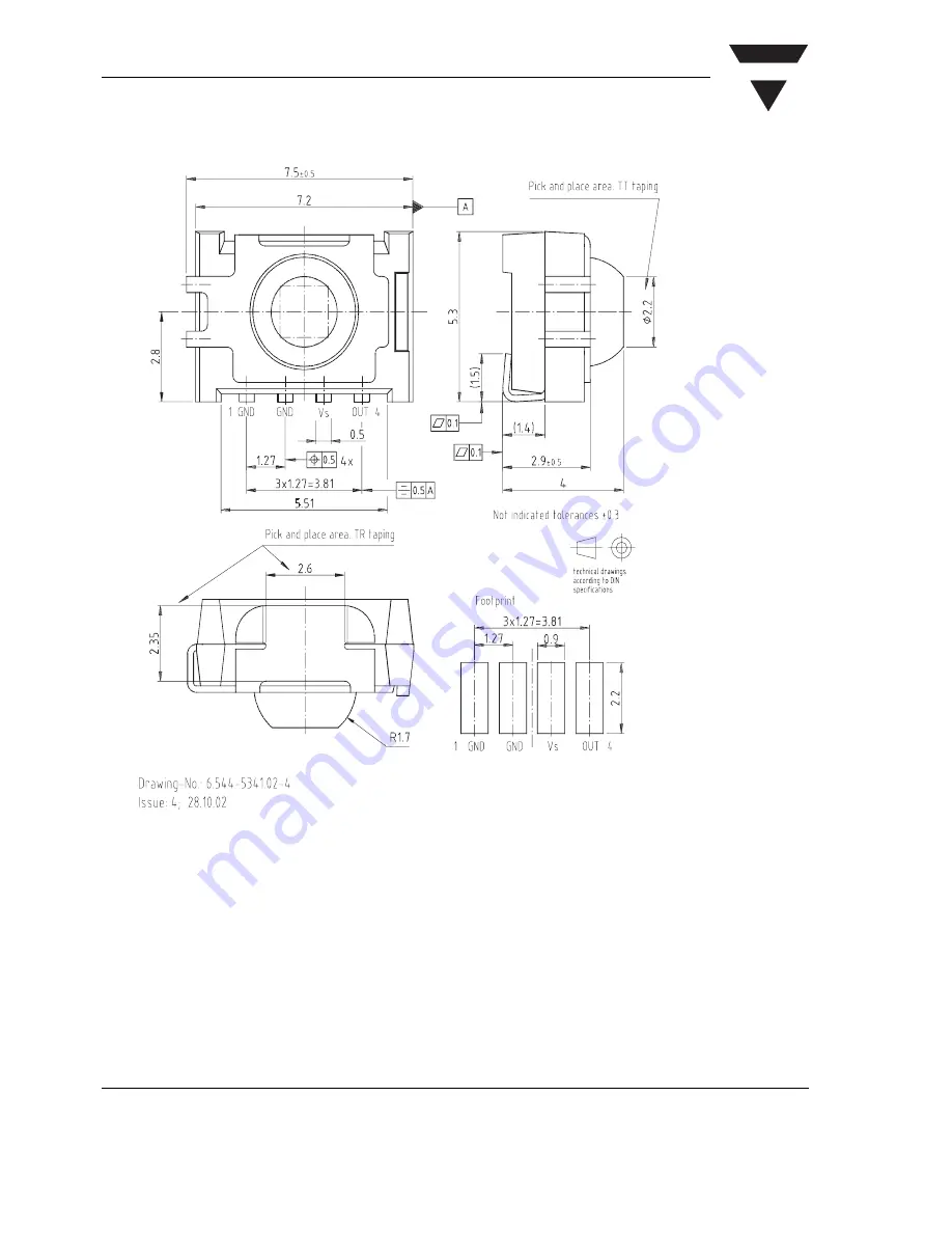 Vishay TSOP62 Series User Manual Download Page 6