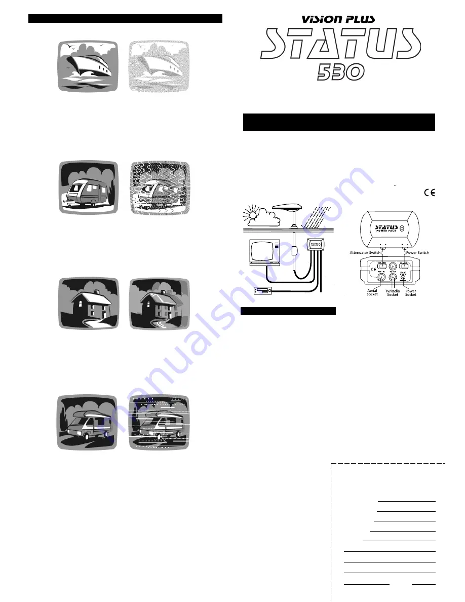 Vision Plus Status 530 Installation Manual Download Page 2