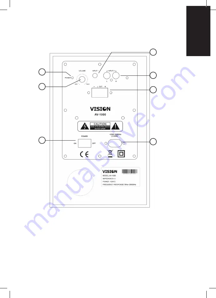 Vision AV-1000 Owner'S Manual Download Page 35