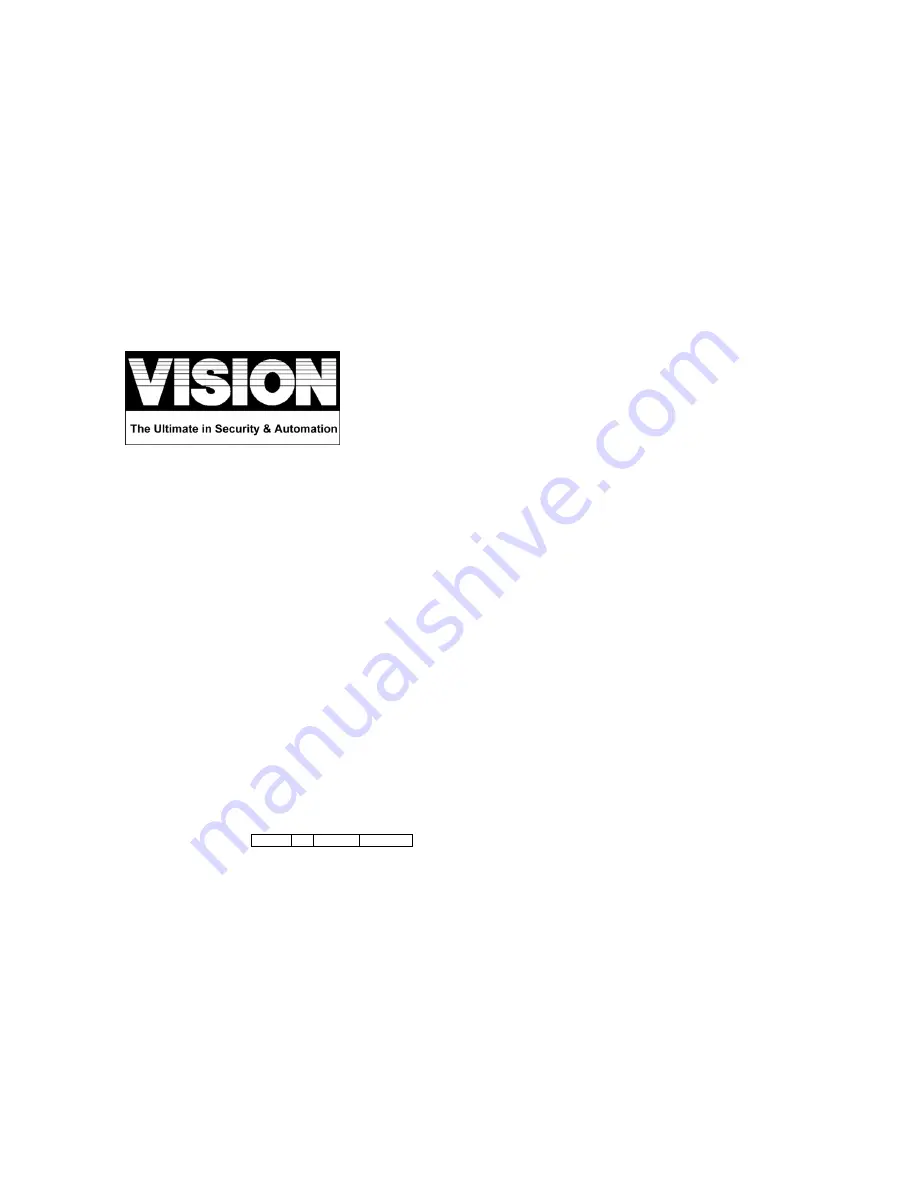 Vision ZS 6101 IN Installation & Operation Manual Download Page 1