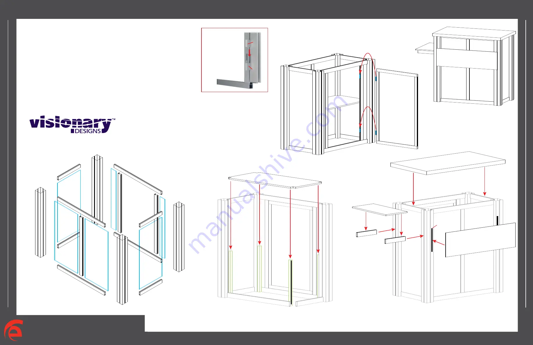 VISIONARY DESIGNS MOD-1279 Assembly Download Page 1