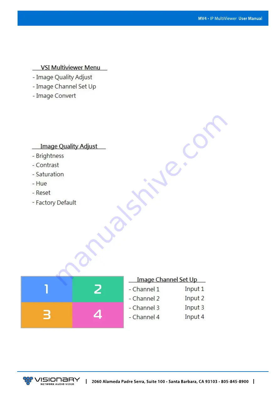 Visionary MV4 User Manual Download Page 15