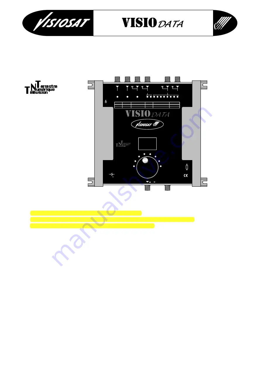 Visiosat 0144330 User Manual Download Page 1